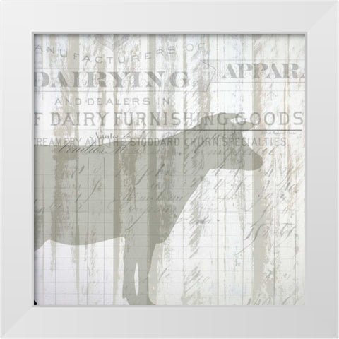 Farm Life 1 White Modern Wood Framed Art Print by Allen, Kimberly