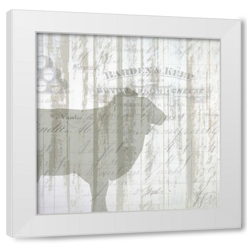 Farm Life 3 White Modern Wood Framed Art Print by Allen, Kimberly