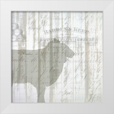 Farm Life 3 White Modern Wood Framed Art Print by Allen, Kimberly
