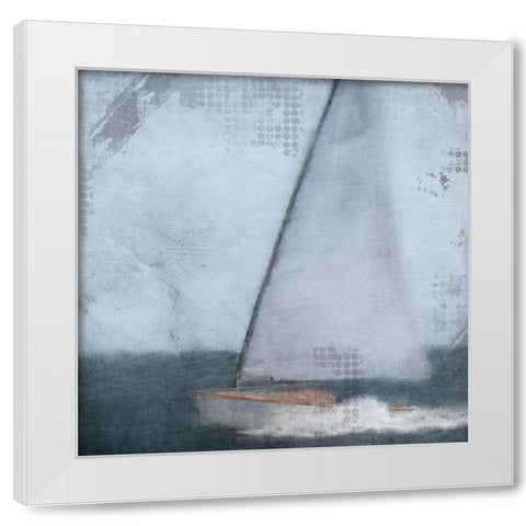 Out Sailing White Modern Wood Framed Art Print by Allen, Kimberly