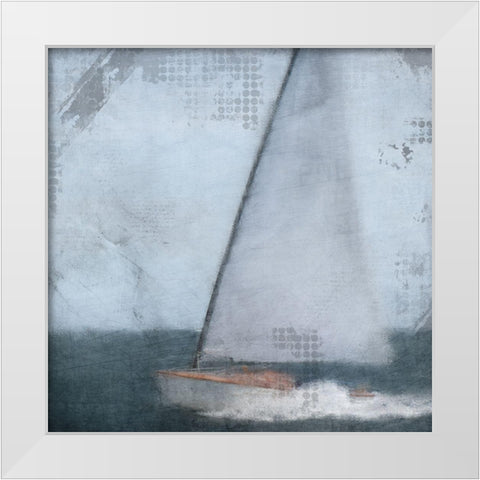 Out Sailing White Modern Wood Framed Art Print by Allen, Kimberly