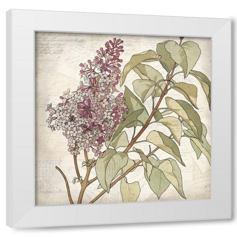 Shades of Purple 1 White Modern Wood Framed Art Print by Kimberly, Allen