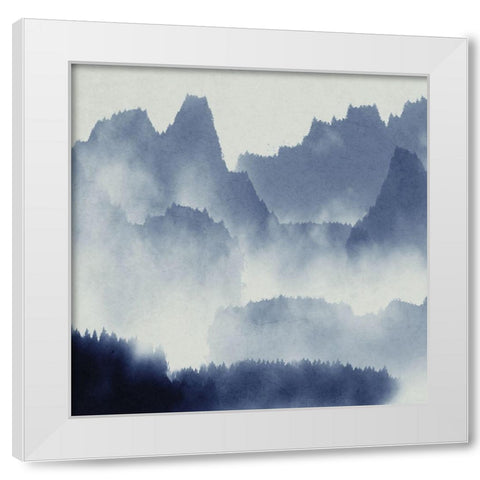 Mountain Mist 1 White Modern Wood Framed Art Print by Allen, Kimberly