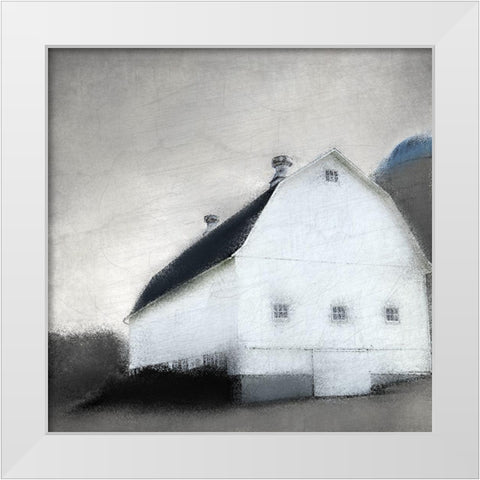 Grey Skies White Modern Wood Framed Art Print by Allen, Kimberly