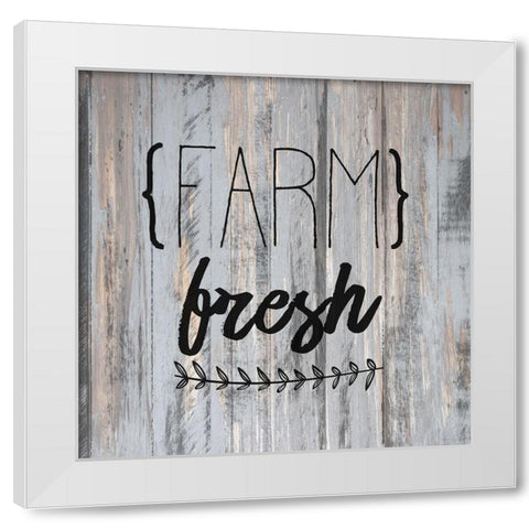Farm Fresh White Modern Wood Framed Art Print by Allen, Kimberly