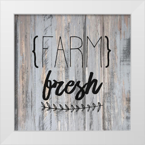 Farm Fresh White Modern Wood Framed Art Print by Allen, Kimberly