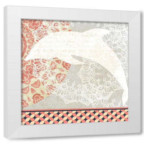 Pretty in Pink 1 White Modern Wood Framed Art Print by Kimberly, Allen