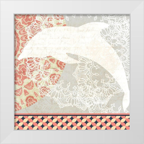 Pretty in Pink 1 White Modern Wood Framed Art Print by Kimberly, Allen