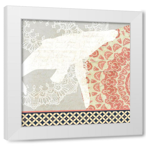 Pretty in Pink 2 White Modern Wood Framed Art Print by Kimberly, Allen