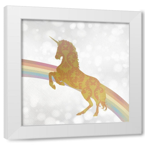 Somewhere over the Rainbow 2 White Modern Wood Framed Art Print by Kimberly, Allen