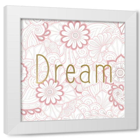 Blush Pink 2 White Modern Wood Framed Art Print by Kimberly, Allen