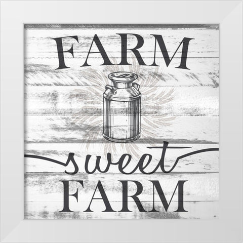 Farm 1 White Modern Wood Framed Art Print by Allen, Kimberly