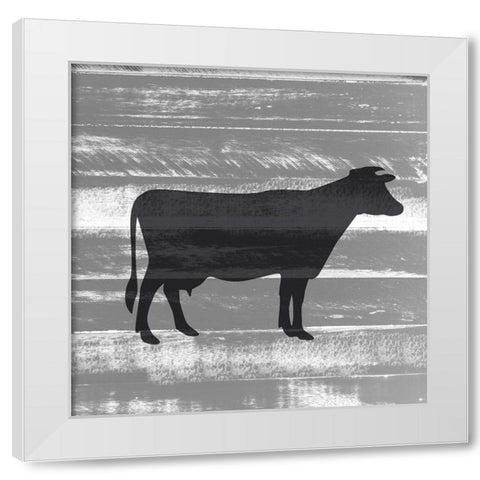 Farm 7 White Modern Wood Framed Art Print by Kimberly, Allen