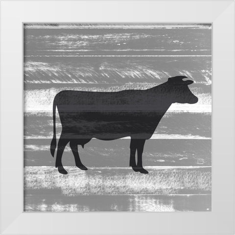 Farm 7 White Modern Wood Framed Art Print by Kimberly, Allen