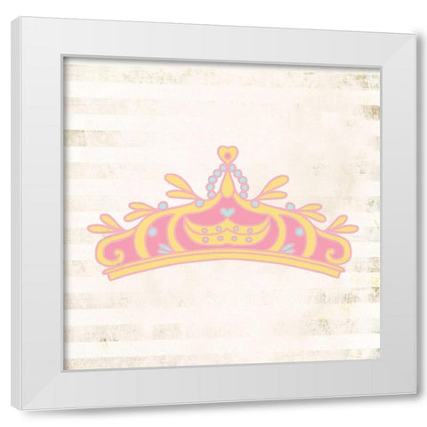 Princess for a Day 2 White Modern Wood Framed Art Print by Kimberly, Allen