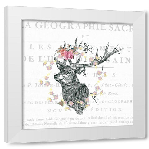 Free Spirit 2 White Modern Wood Framed Art Print by Kimberly, Allen