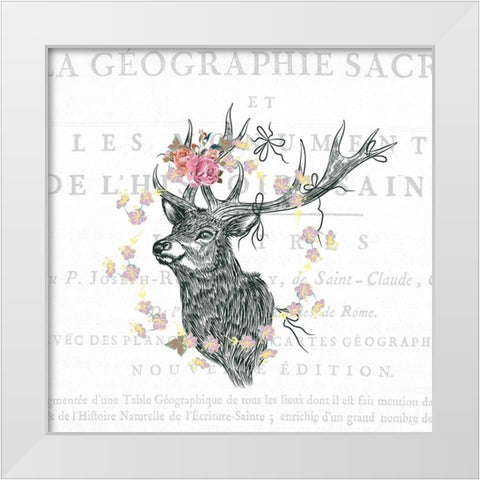 Free Spirit 2 White Modern Wood Framed Art Print by Kimberly, Allen