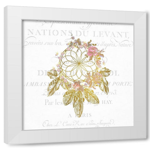 Free Spirit A White Modern Wood Framed Art Print by Kimberly, Allen