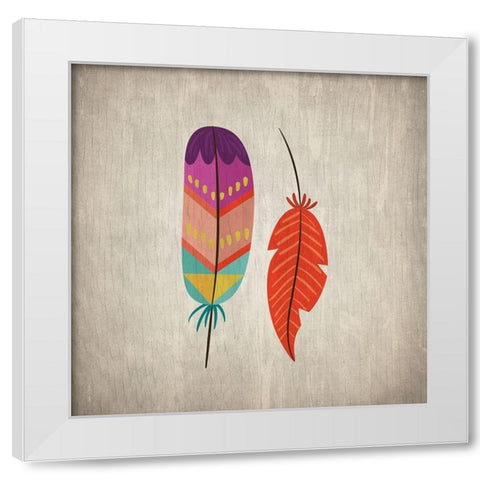 Wild Cactus 2 White Modern Wood Framed Art Print by Kimberly, Allen