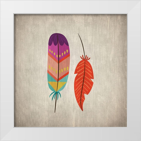 Wild Cactus 2 White Modern Wood Framed Art Print by Kimberly, Allen