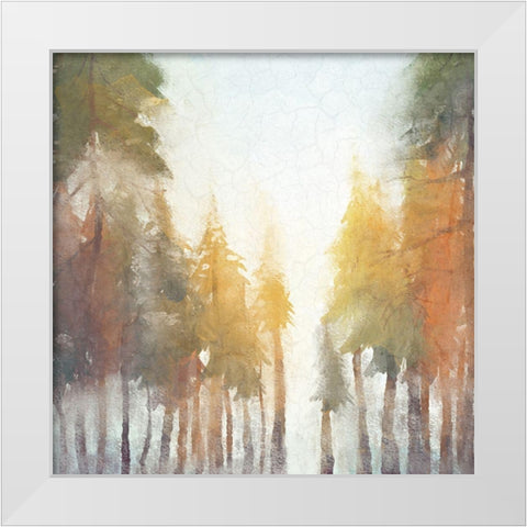 Seamless White Modern Wood Framed Art Print by Kimberly, Allen