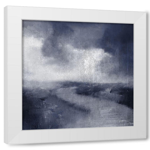 Across the Marsh White Modern Wood Framed Art Print by Allen, Kimberly