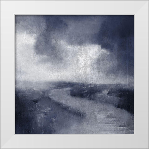 Across the Marsh White Modern Wood Framed Art Print by Allen, Kimberly