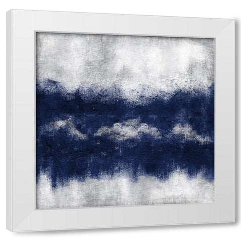 Indigo Tones 2 White Modern Wood Framed Art Print by Allen, Kimberly