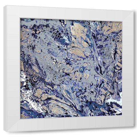 Energy B White Modern Wood Framed Art Print by Allen, Kimberly