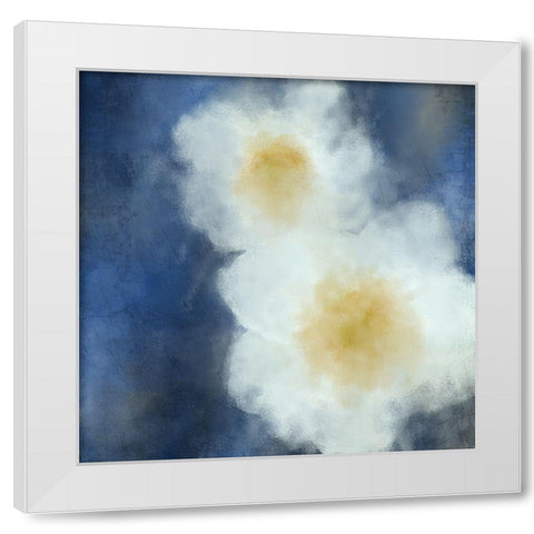 White Bloom White Modern Wood Framed Art Print by Allen, Kimberly