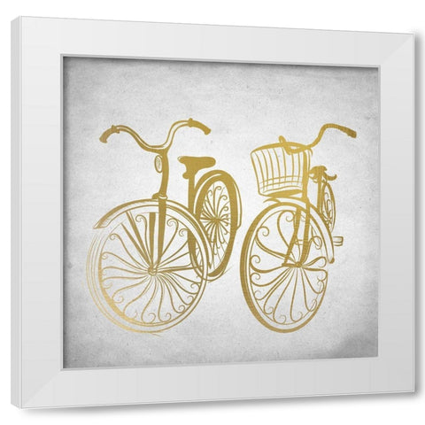 Life 3 White Modern Wood Framed Art Print by Kimberly, Allen