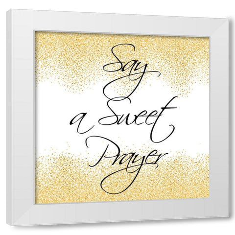 Goodnight 3 White Modern Wood Framed Art Print by Kimberly, Allen