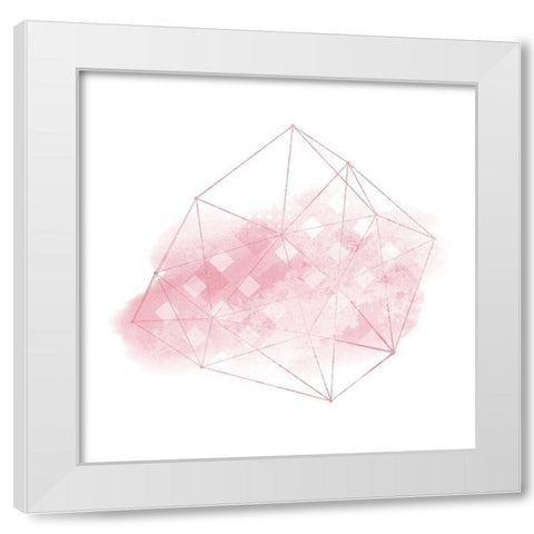 Wired Blush White Modern Wood Framed Art Print by Kimberly, Allen