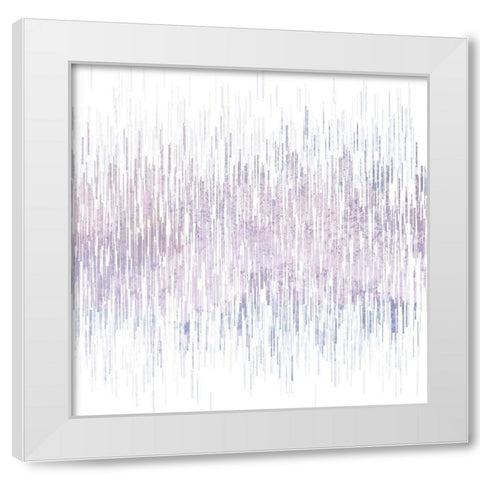 Violet Balance White Modern Wood Framed Art Print by Kimberly, Allen