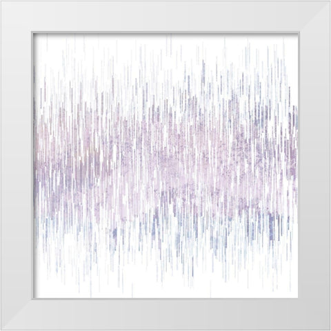 Violet Balance White Modern Wood Framed Art Print by Kimberly, Allen