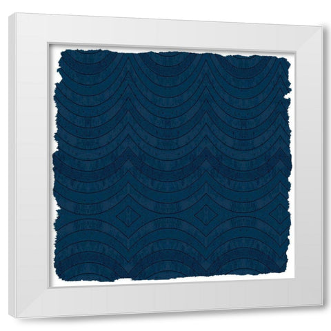 Navy Pink 1 White Modern Wood Framed Art Print by Allen, Kimberly