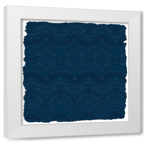 Navy Pink 3 White Modern Wood Framed Art Print by Allen, Kimberly