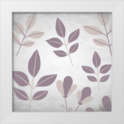 Muted Purple 2 White Modern Wood Framed Art Print by Kimberly, Allen