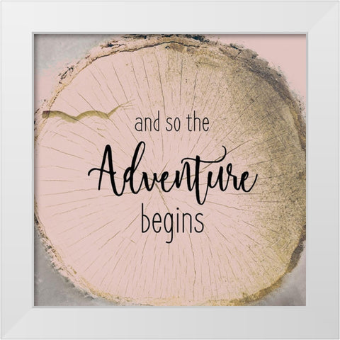 All Things 2 White Modern Wood Framed Art Print by Kimberly, Allen