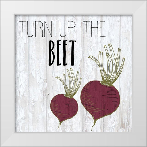 Vegetables 2 White Modern Wood Framed Art Print by Kimberly, Allen