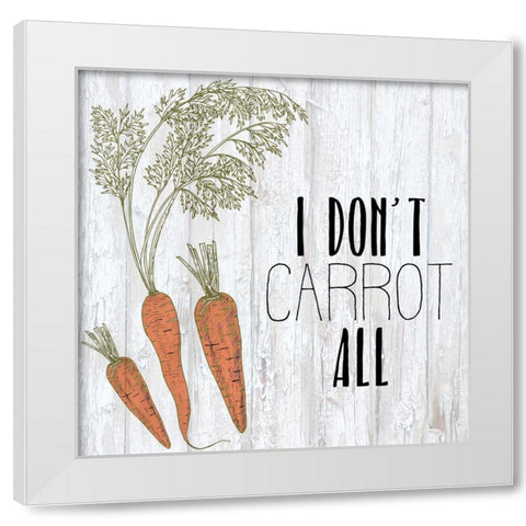 Vegetables 3 White Modern Wood Framed Art Print by Kimberly, Allen