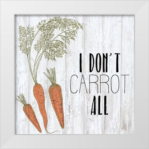 Vegetables 3 White Modern Wood Framed Art Print by Kimberly, Allen