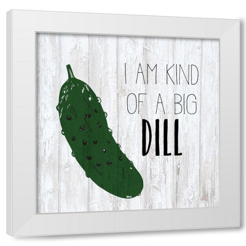 Vegetables 7 White Modern Wood Framed Art Print by Kimberly, Allen