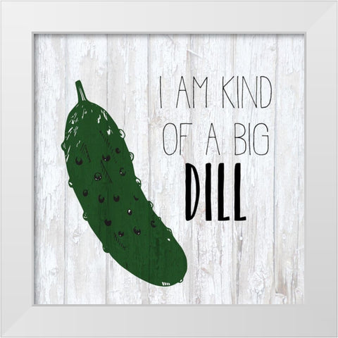 Vegetables 7 White Modern Wood Framed Art Print by Kimberly, Allen