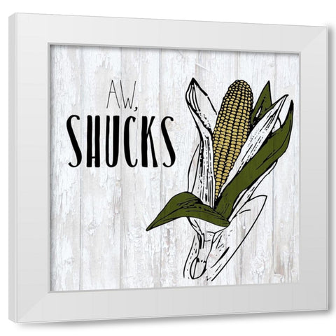 Vegetables 8 White Modern Wood Framed Art Print by Kimberly, Allen