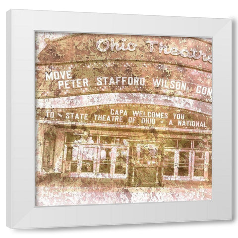 Marquee 2 White Modern Wood Framed Art Print by Kimberly, Allen