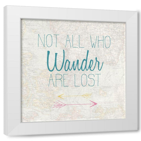 Adventures 2 White Modern Wood Framed Art Print by Kimberly, Allen