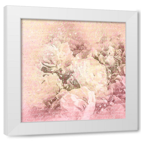 Blush and Gold 2 White Modern Wood Framed Art Print by Kimberly, Allen