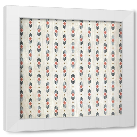 Wild Dream Free Pattern White Modern Wood Framed Art Print by Kimberly, Allen