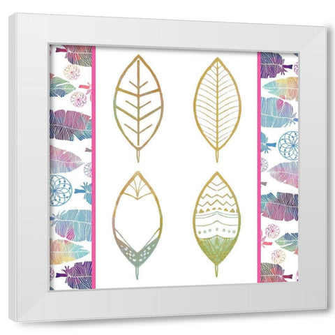 Wild 6 White Modern Wood Framed Art Print by Kimberly, Allen